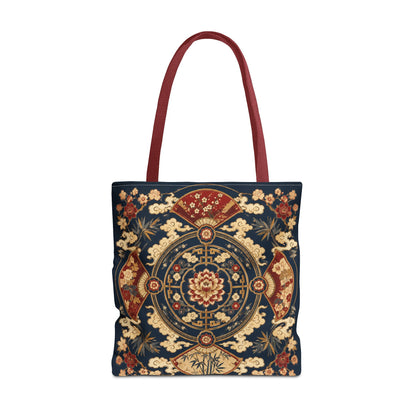 East Asian Mandala Full Art Tote Bag