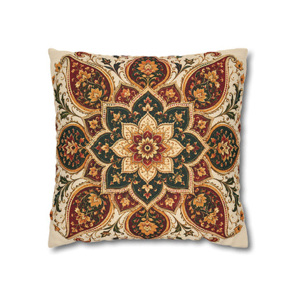 Indian Vintage Floral Mandala Bohemian Pillow Case cover