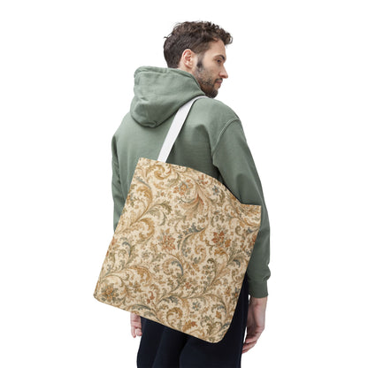 William Morris Floral Scroll Damask Full Art Tote Bag