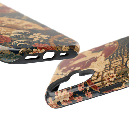East Asian Floral iPhone Case | Magnetic Impact-Resistant Cases