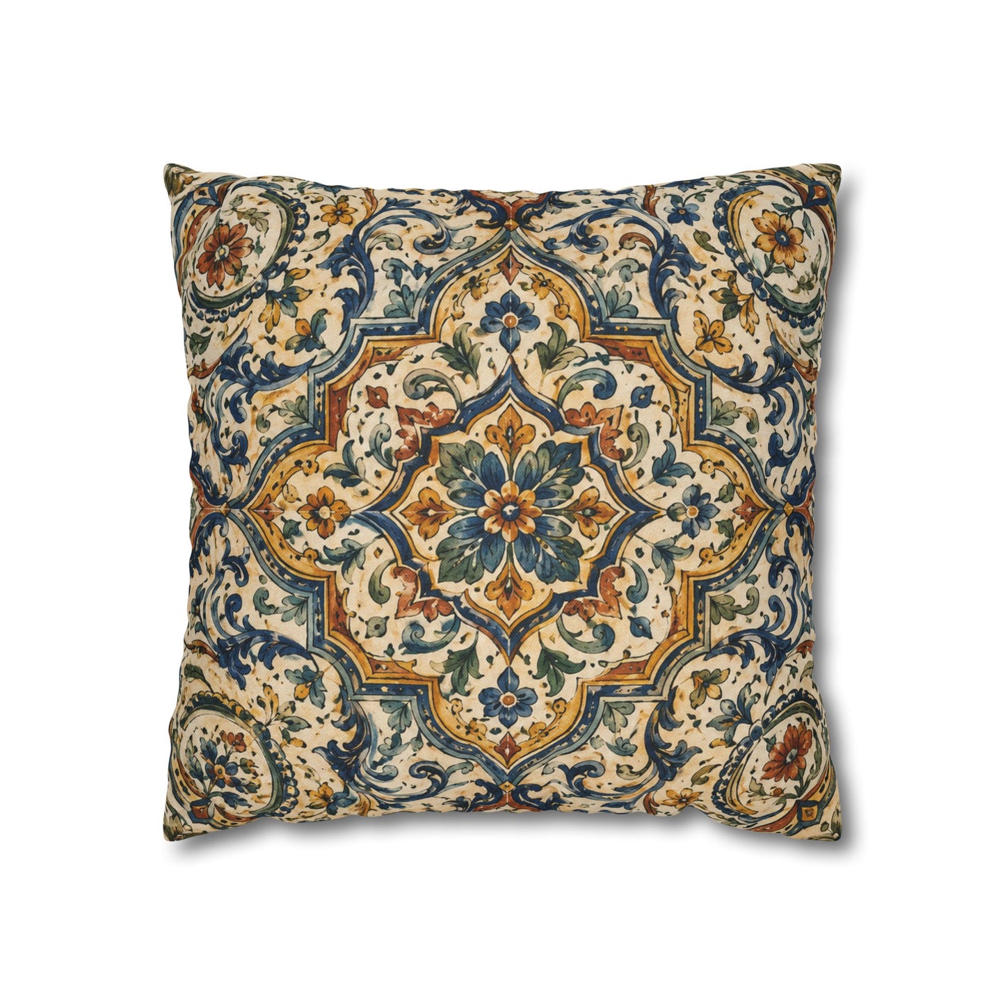 Moroccan Spanish Pillow Case Cover