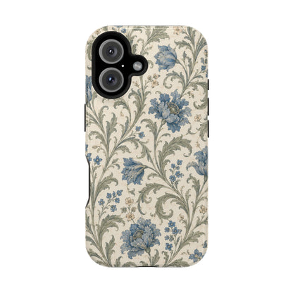 William Morris Floral Blue Magnetic iPhone Cases