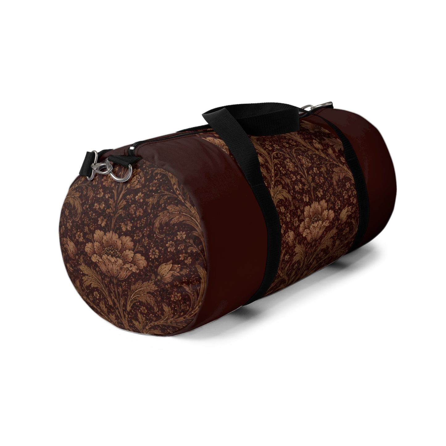 William Morris Floral Damask Rose Duffel Gym Bag