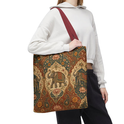 Indian Vintage Tapestry Full Art Tote Bag