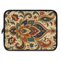 Indian Vintage Paisley Floral Laptop Sleeve