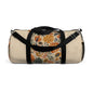 African Tribal Botanical Palm Cream Beige Gym Duffel Bag
