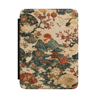 East Asian Vintage Landscape Kindle Case