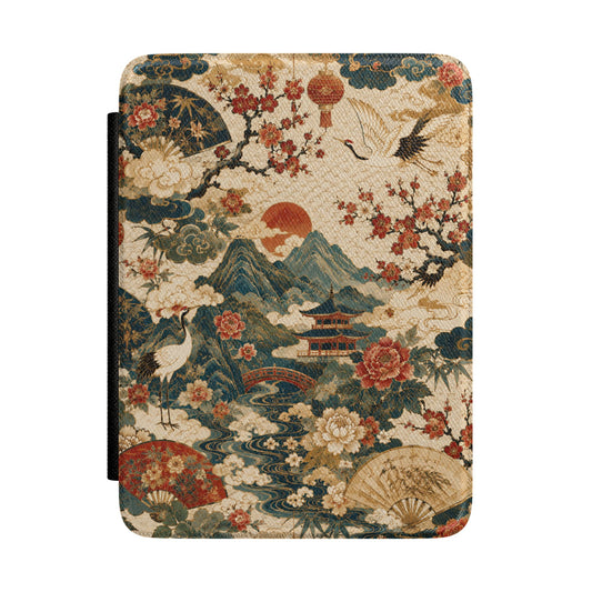 East Asian Vintage Landscape Kindle Case
