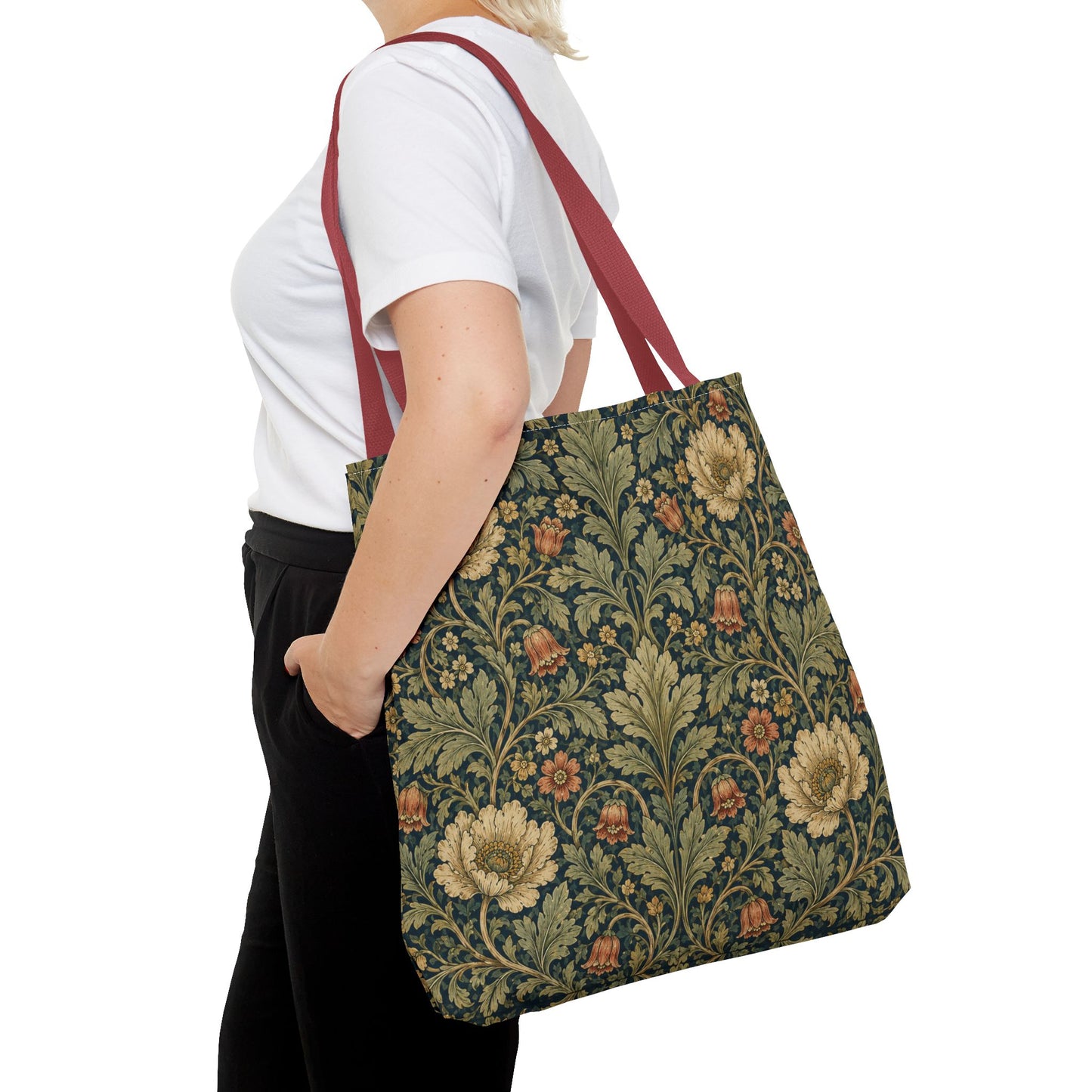 William Morris Vintage Botanical Full Art Tote Bag