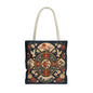East Asian Vintage Oriental Medallion Full Art Tote Bag