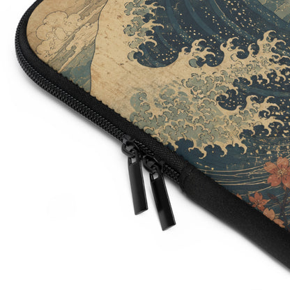 Vintage Japanese Wave Laptop Sleeve Case