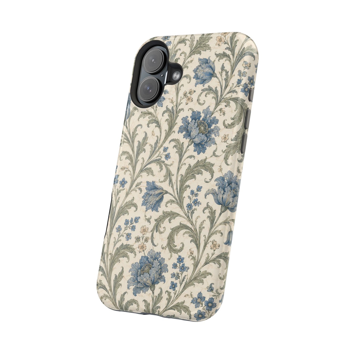 William Morris Floral Blue Magnetic iPhone Cases