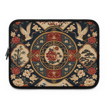 East Asian Oriental Medallion Laptop Sleeve Case