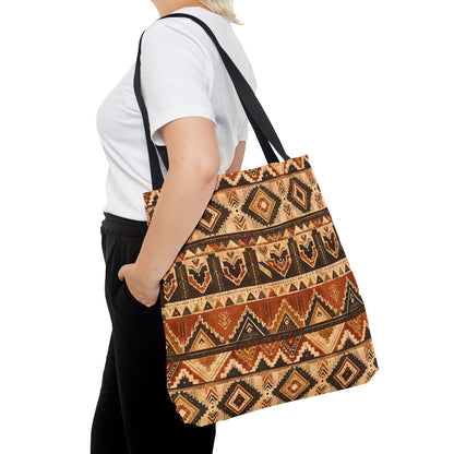 African Tribal Traditional Pattern Full Art Tote Bag