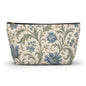 William Morris Floral Blue Makeup Accessory Pouch