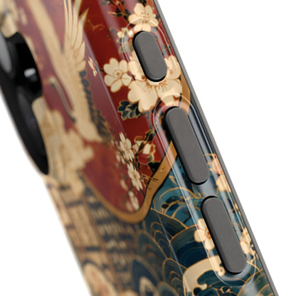 East Asian Floral iPhone Case | Magnetic Impact-Resistant Cases