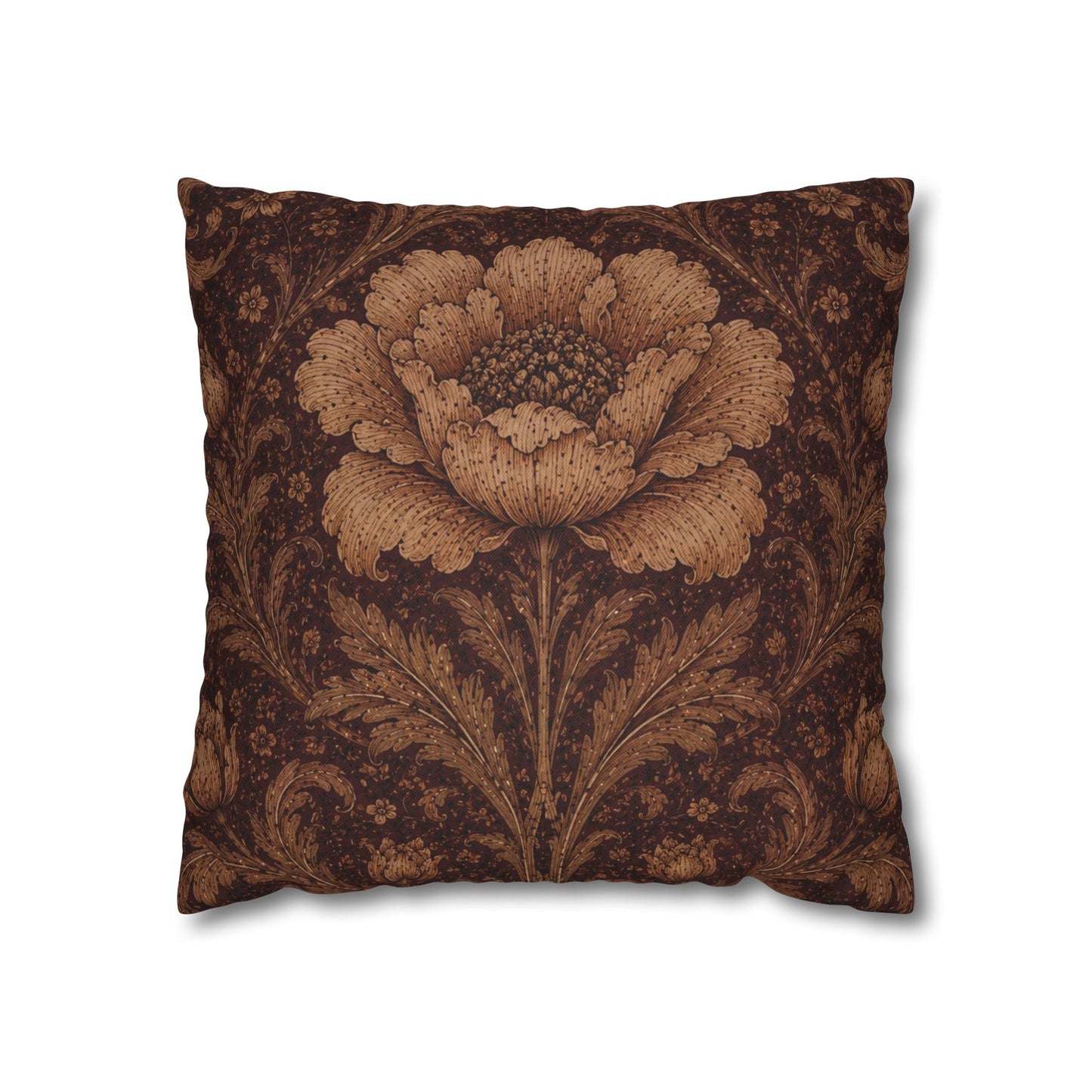 William Morris Floral Damask Rose Pillowcase Cover