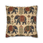 Indian Vintage Traditional Elephant Tapestry Pillow Case Cover