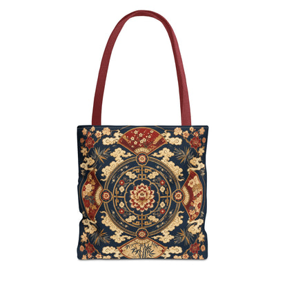 East Asian Mandala Full Art Tote Bag