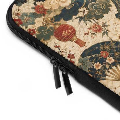 East Asian Vintage Landscape Laptop Sleeve Case