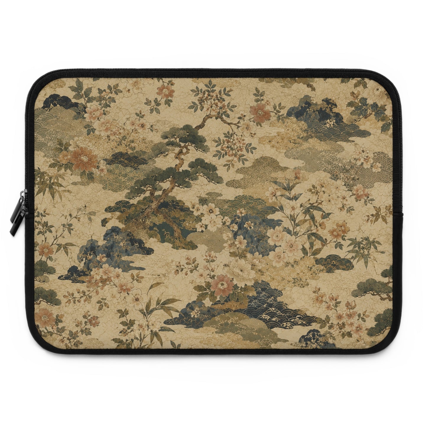 Vintage Japanese Floral Laptop Sleeve Case