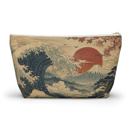 Vintage Japanese Wave Make Up Accessory Bag