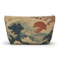 Vintage Japanese Wave Make Up Accessory Bag