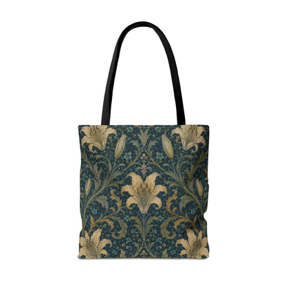 William Morris Damask Floral Full Art Tote Bag