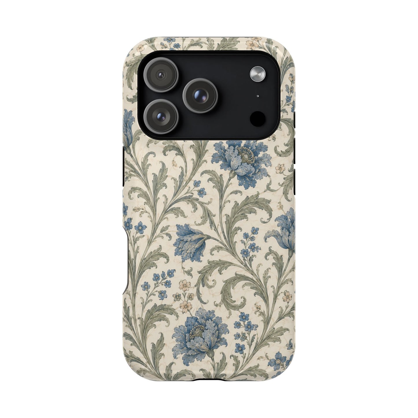 William Morris Floral Blue Magnetic iPhone Cases
