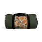 African Tribal Botanical Palm Military Green Gym Duffel Bag