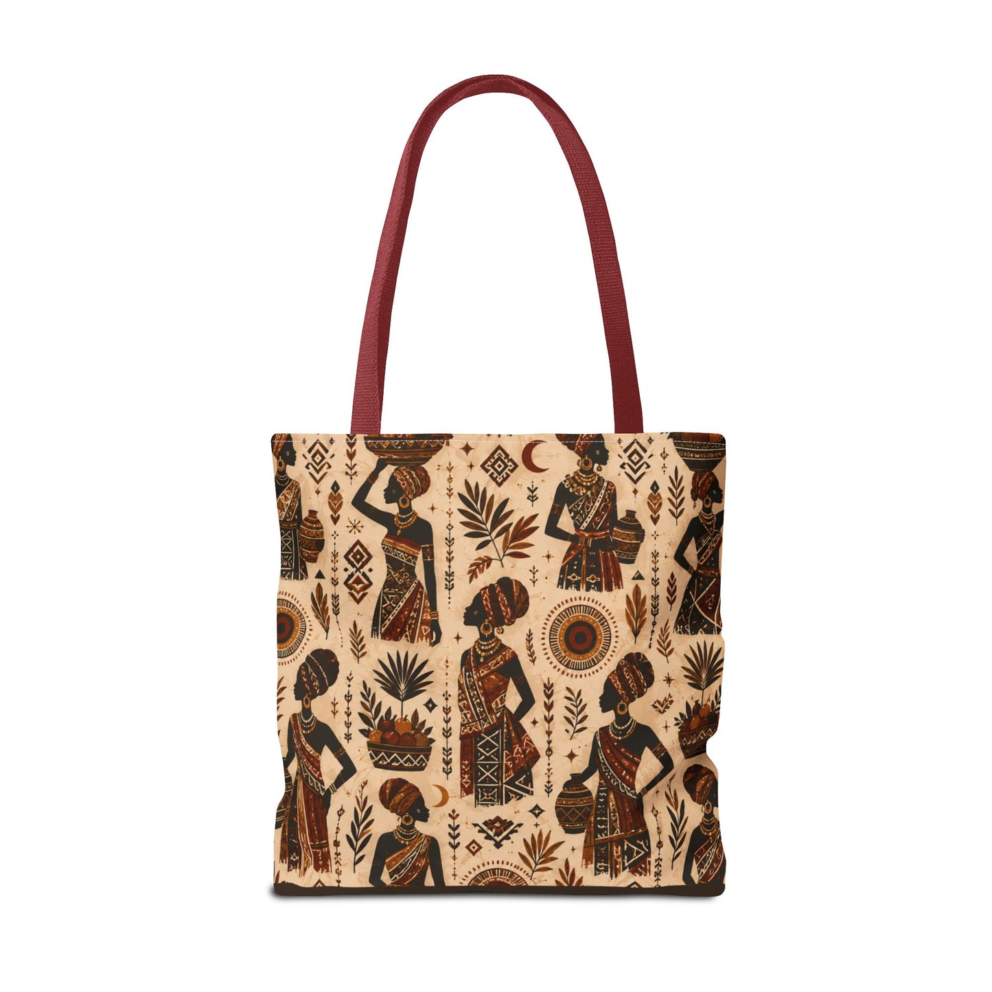 African Woman Figures Full Art Tote Bag