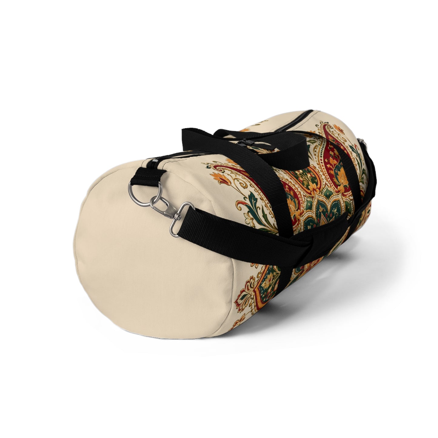 Indian Vintage Floral Mandala Duffel Gym Bag