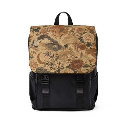 Vintage Japanese Landscape Painting Backpack