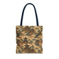 Vintage Japanese Temple Painting Full Art Tote Bag