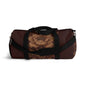 William Morris Floral Damask Maroon Rose Duffel Gym Bag