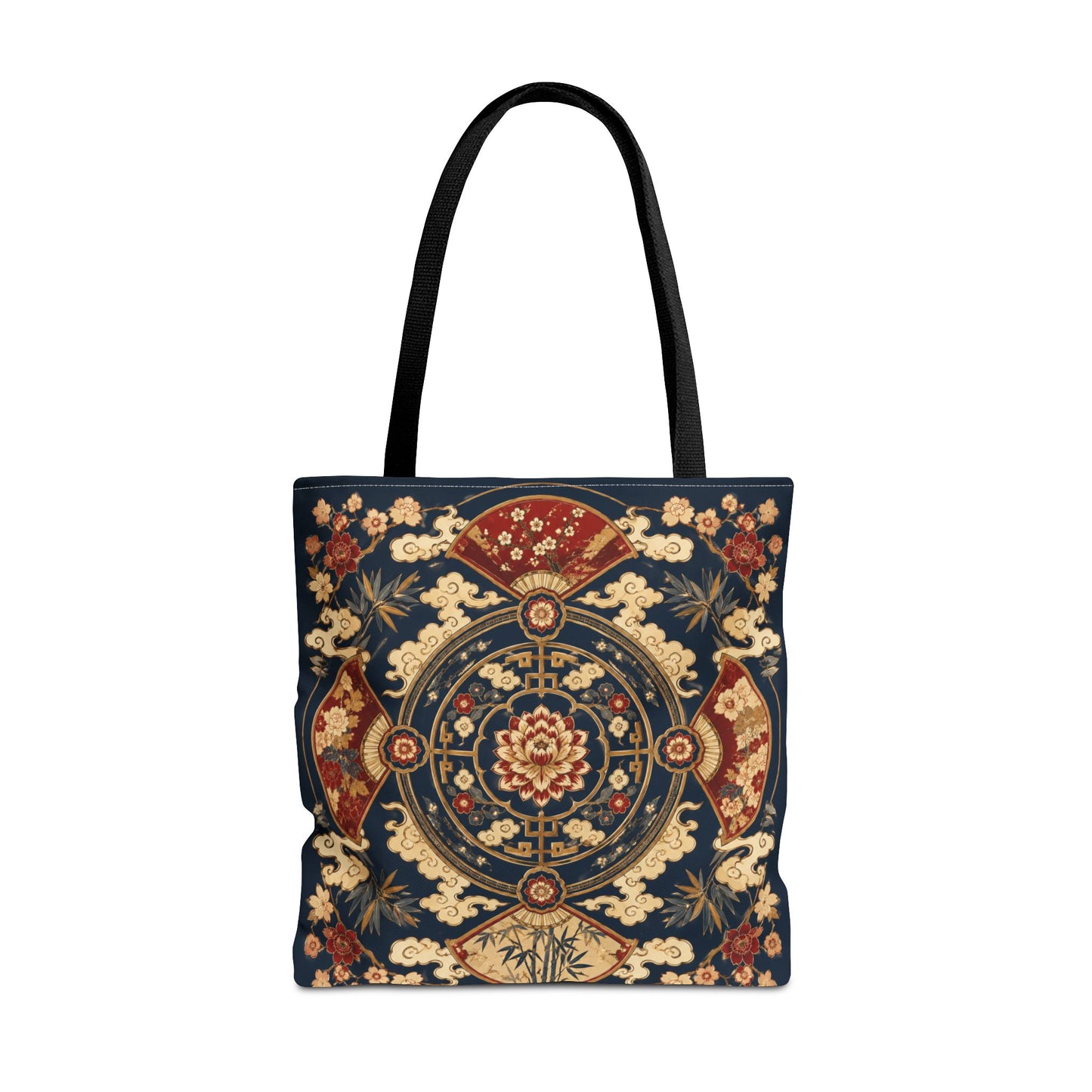 East Asian Mandala Full Art Tote Bag