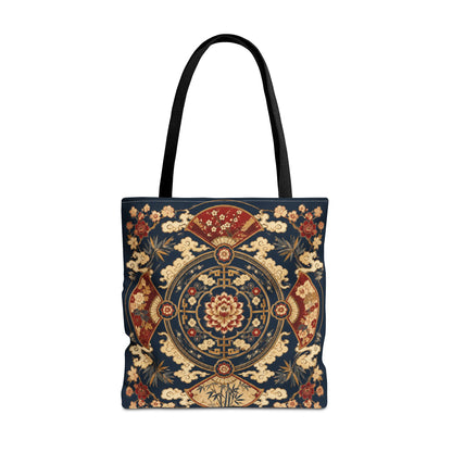 East Asian Mandala Full Art Tote Bag