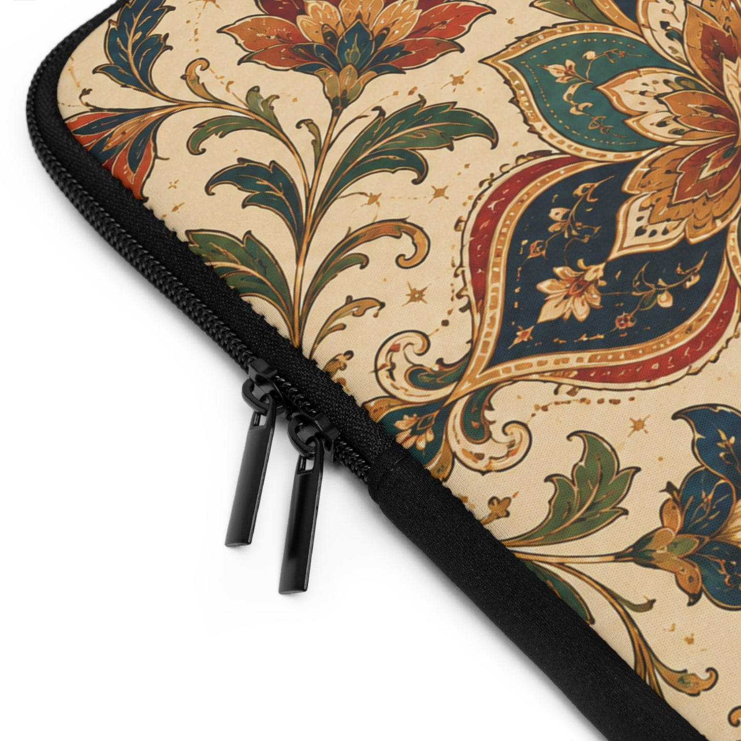 Indian Vintage Paisley Floral Laptop Sleeve