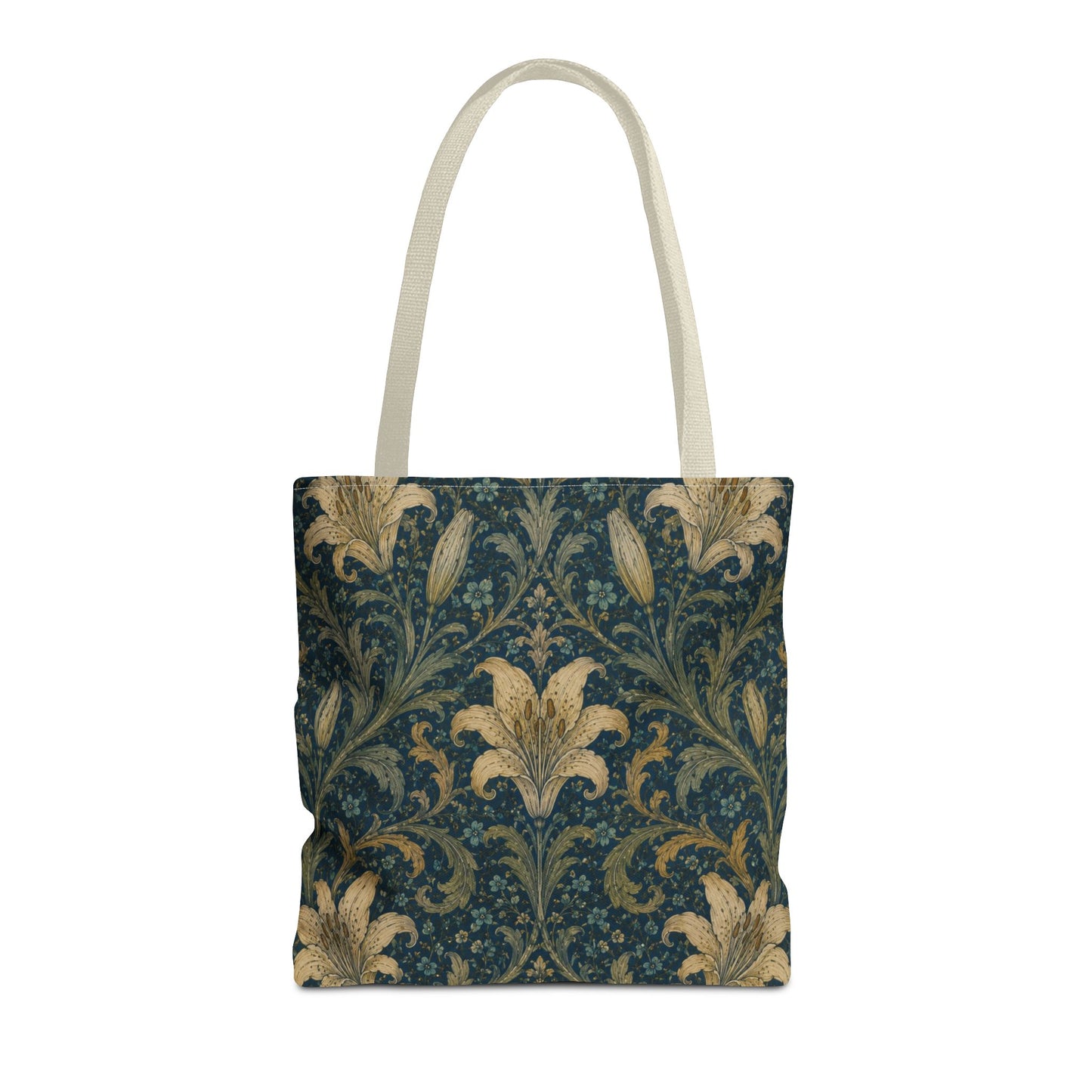 William Morris Damask Floral Full Art Tote Bag