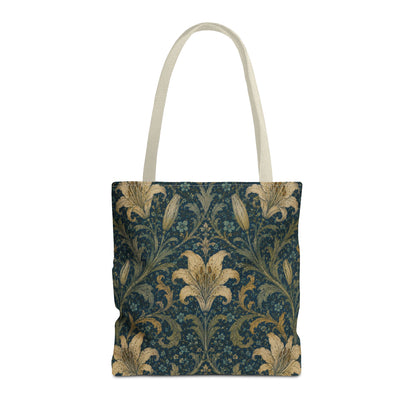William Morris Damask Floral Full Art Tote Bag