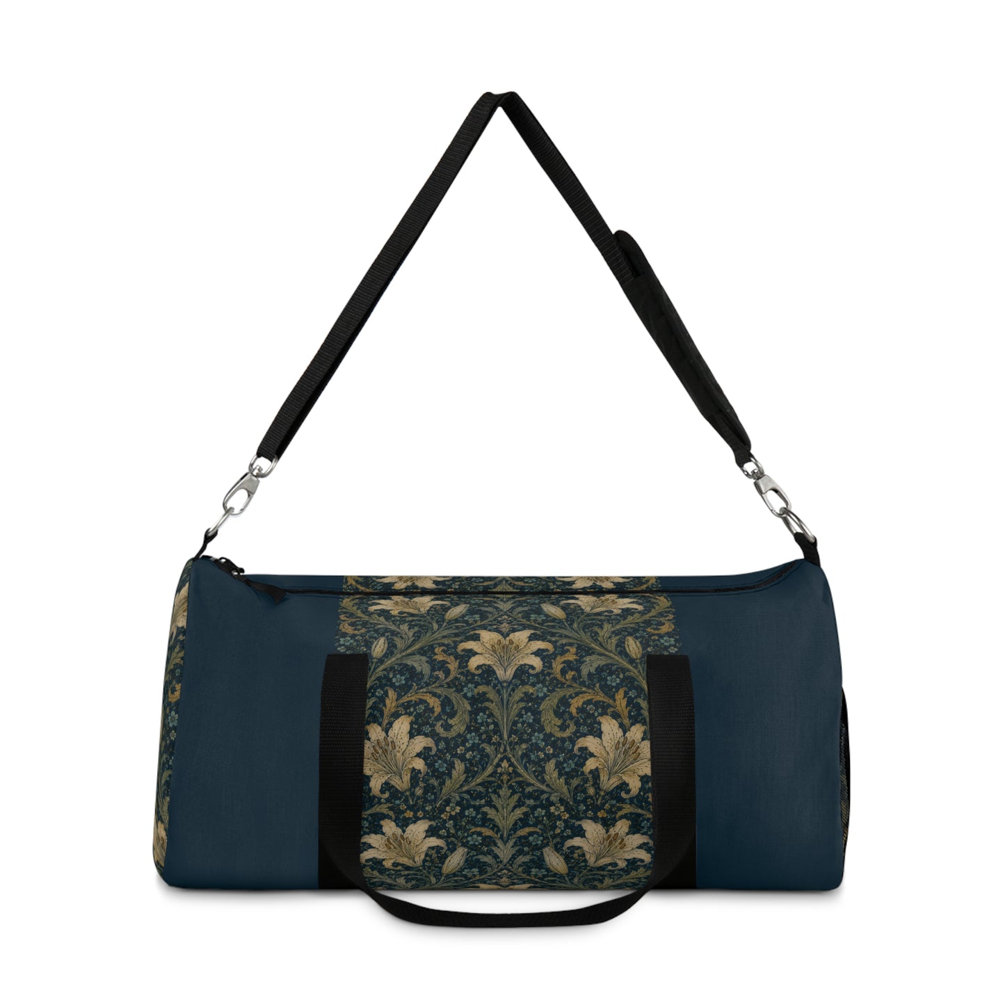 William Morris Damask Floral Duffel Gym Bag