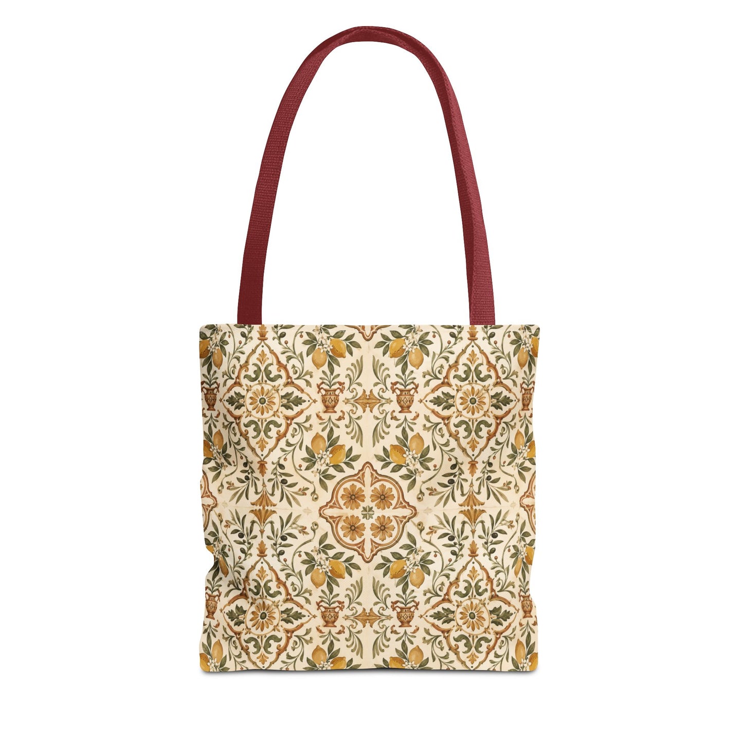 Mediterranean Moroccan Lemon Ornate Tote Bag