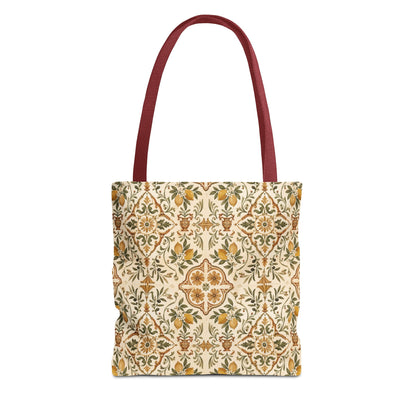 Mediterranean Moroccan Lemon Ornate Tote Bag