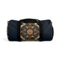 East Asian Mandala Navy Blue Duffel Gym Bag