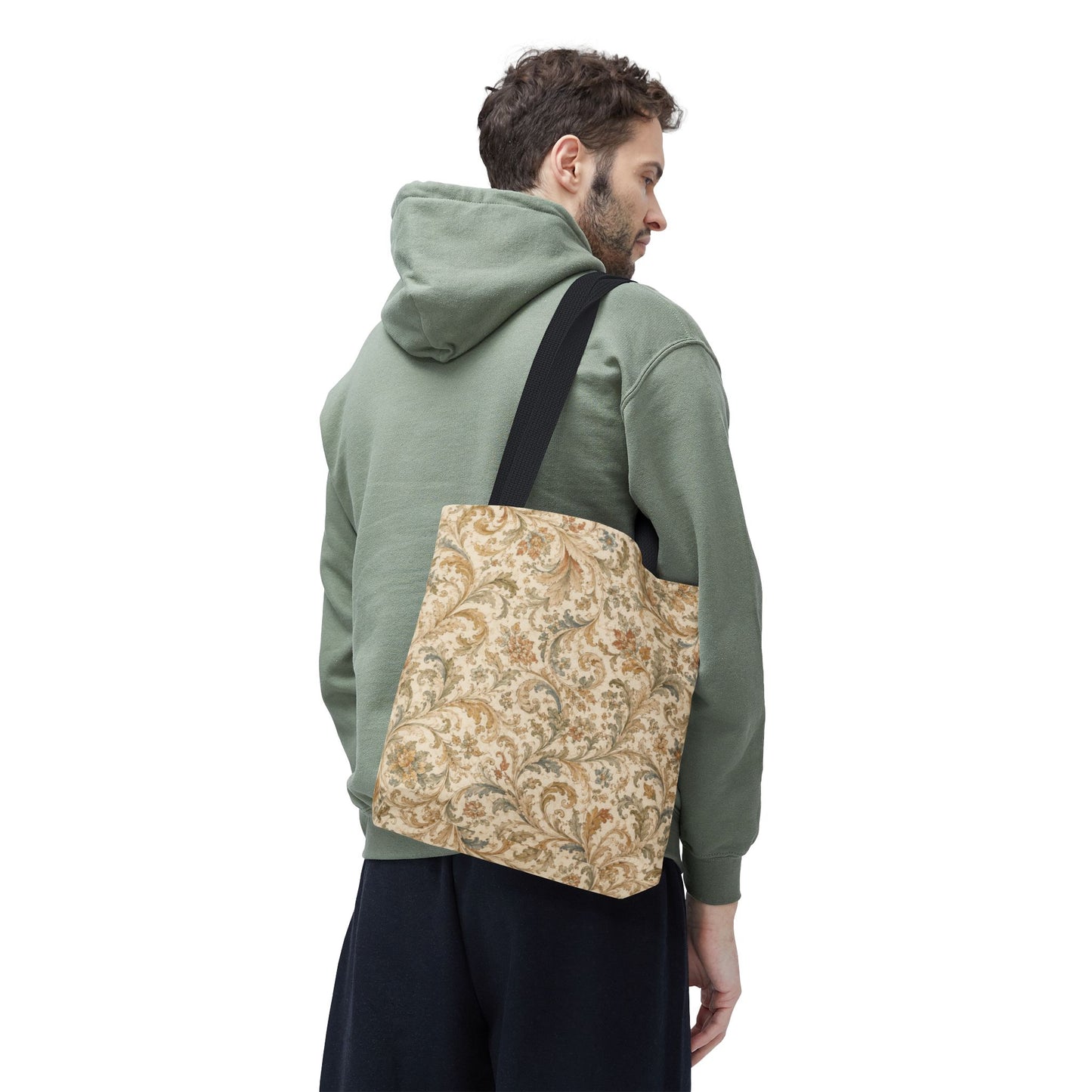 William Morris Floral Scroll Damask Full Art Tote Bag
