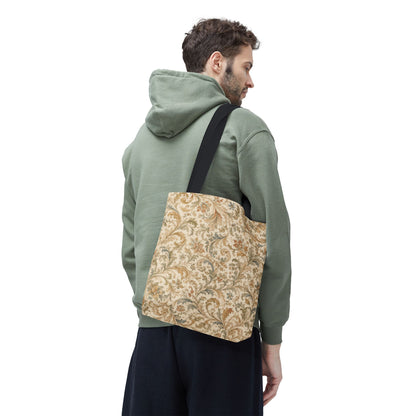 William Morris Floral Scroll Damask Full Art Tote Bag