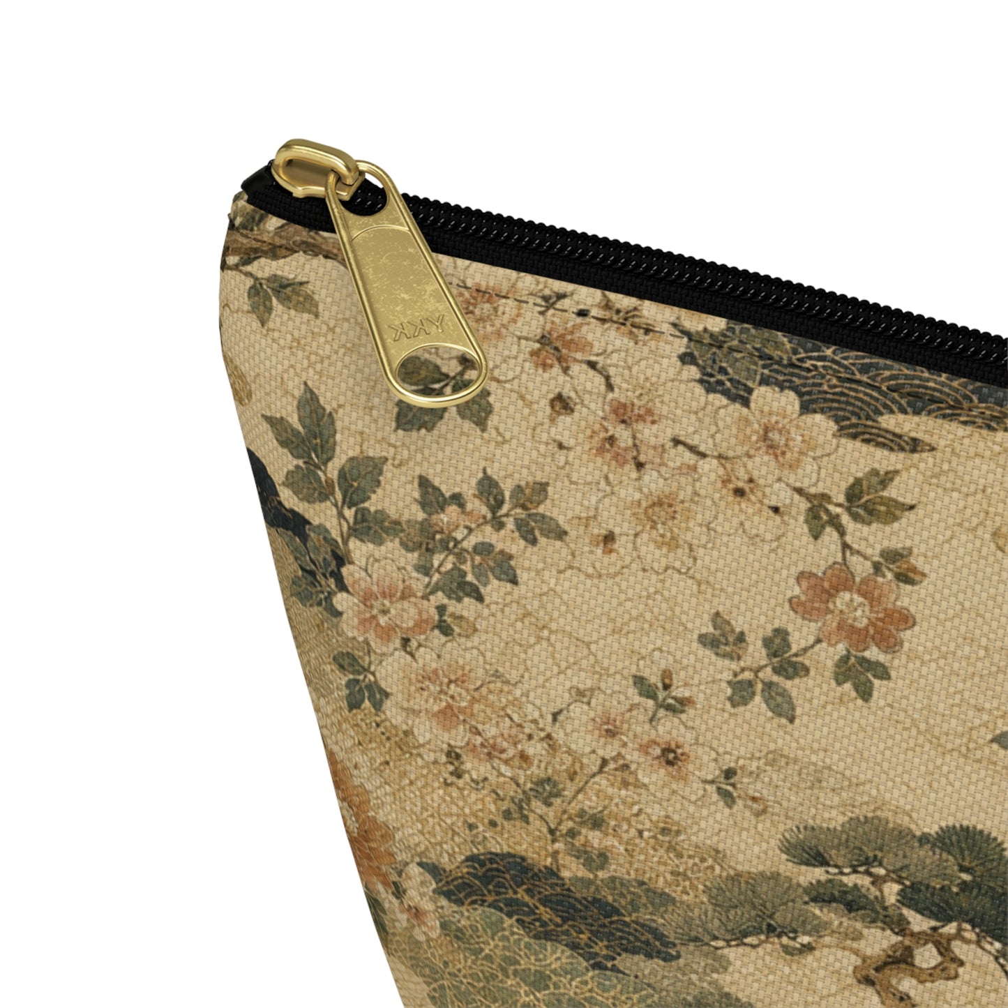 Vintage Japanese Floral Make Up Accessory Bag