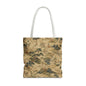 Vintage Japanese Floral Painting Full Art Tote Bag