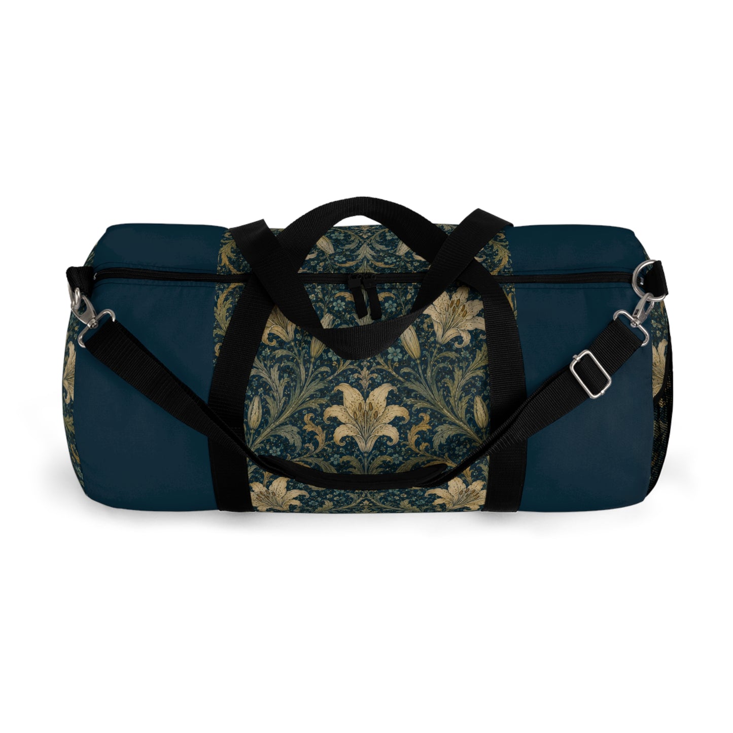William Morris Damask Floral Duffel Gym Bag