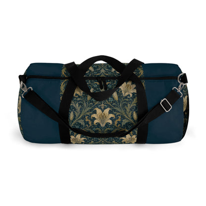 William Morris Damask Floral Duffel Gym Bag